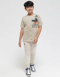 Nevada Anime Print Kaos Anak Laki-laki