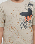 Nevada Anime Print Kaos Anak Laki-laki