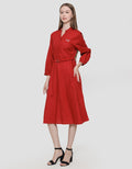 Women's Expand Ereya Midi Dress With Belt