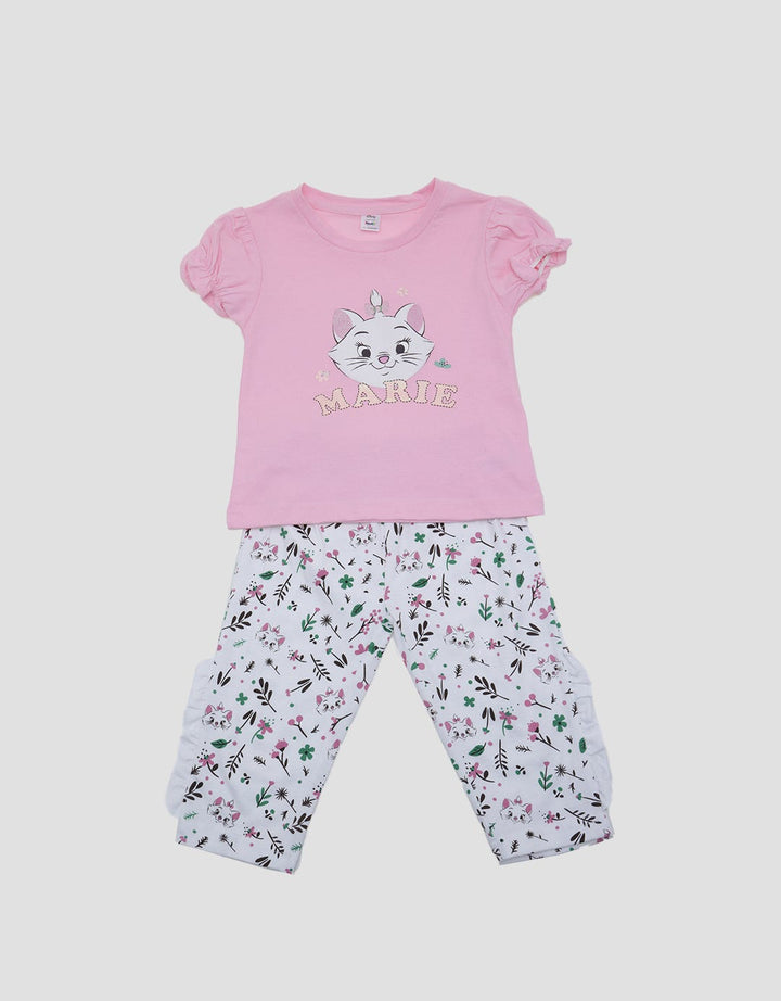 Disney Top-Bottom Set Short Sleeve Muka Marie