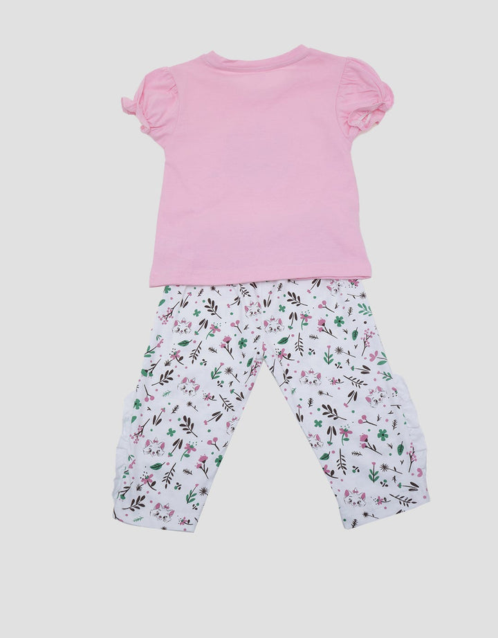 Disney Top-Bottom Set Short Sleeve Muka Marie