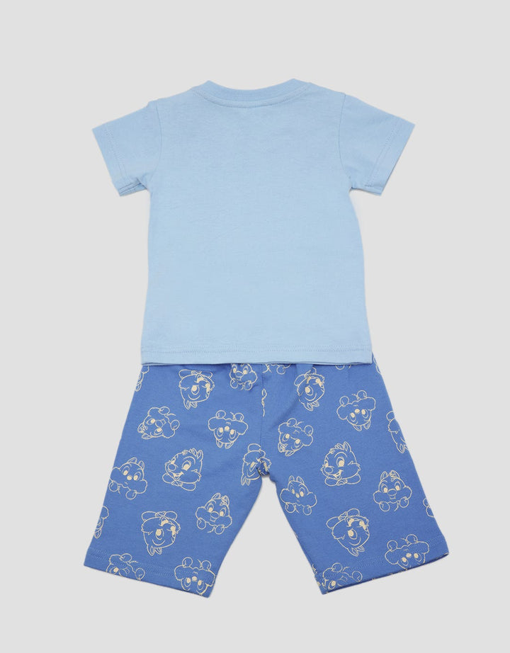 Disney Top-Bottom Set Boy Short Sleeve Chip N Dale