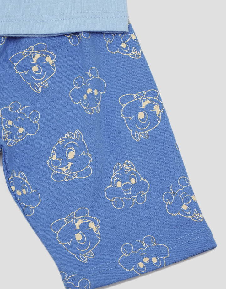 Disney Top-Bottom Set Boy Short Sleeve Chip N Dale