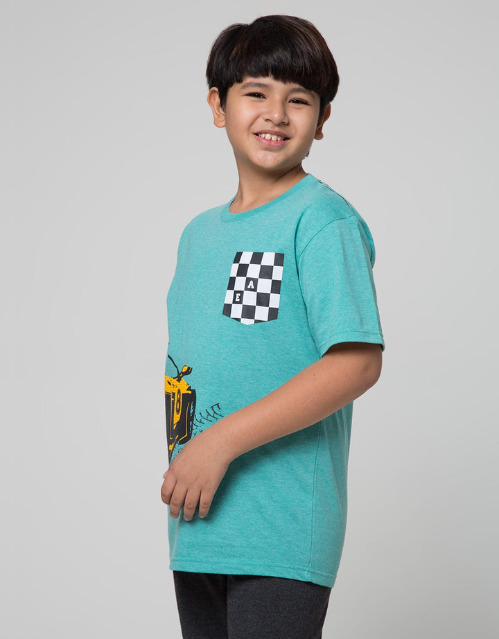Aero Short Sleeve T-Shirt Print Car Racer