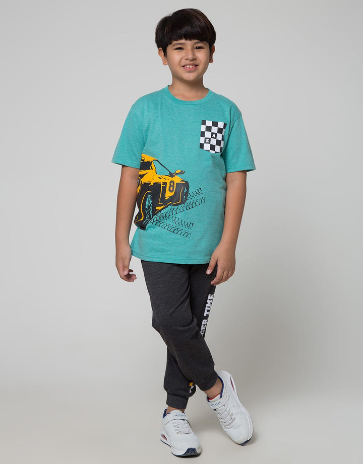 Aero Short Sleeve T-Shirt Print Car Racer