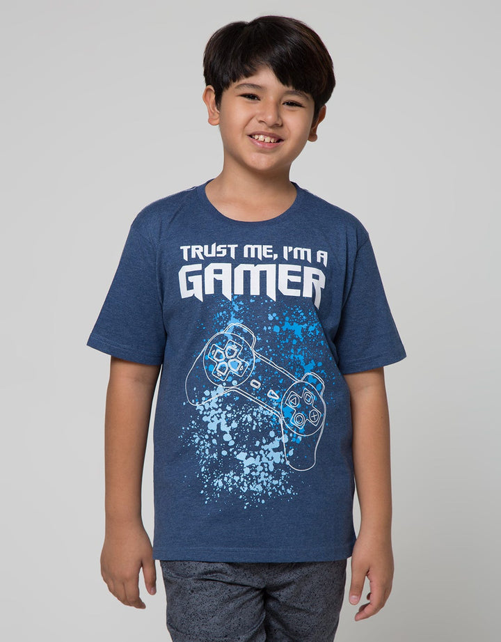 Aero Splash Gamer Kaos Anak Laki-laki