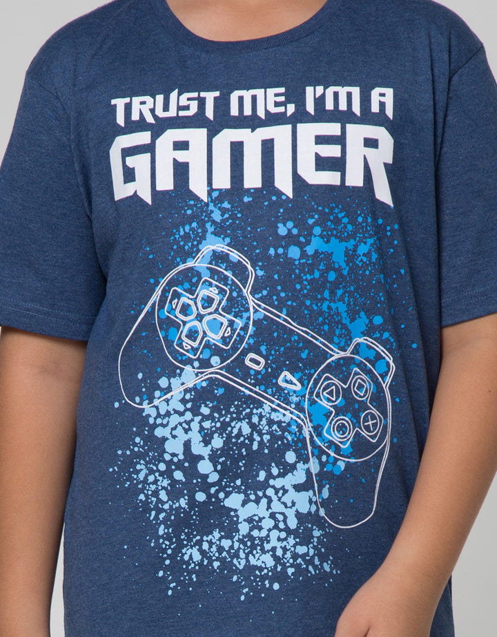 Aero Splash Gamer Kaos Anak Laki-laki