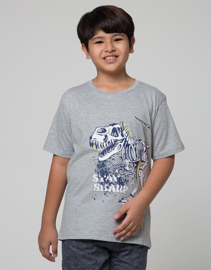 Aero Stay Hard Dino Kaos Anak Laki-laki