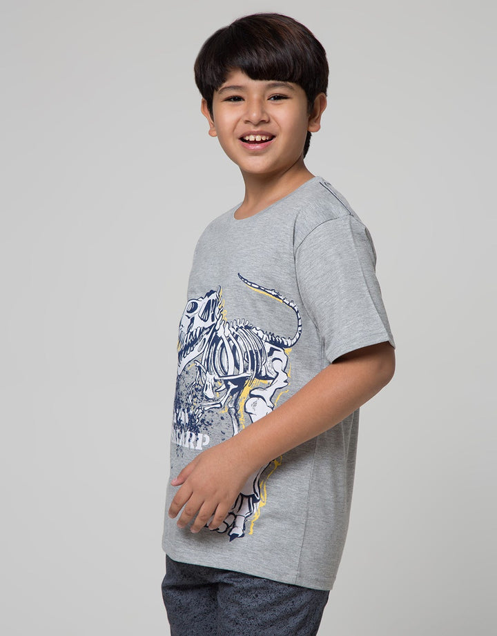Aero Stay Hard Dino Kaos Anak Laki-laki