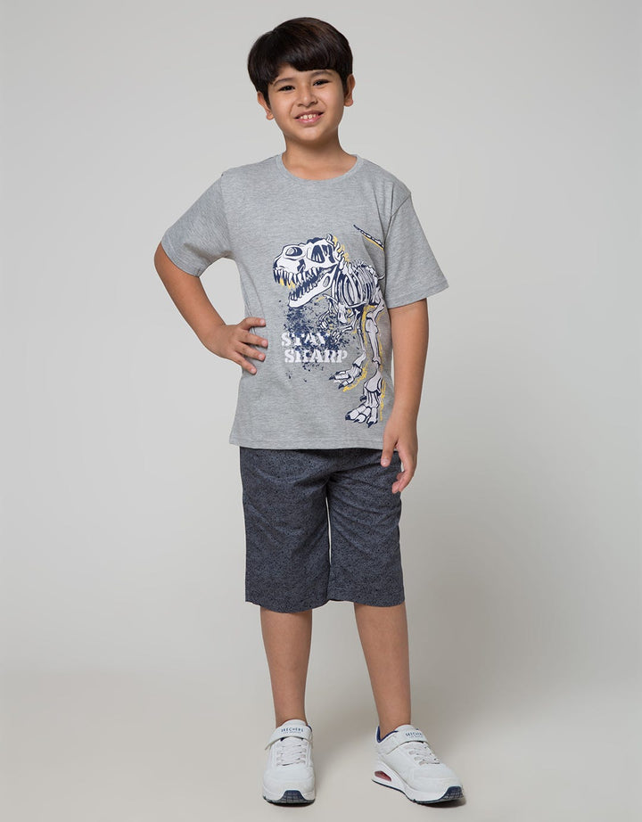 Aero Stay Hard Dino Kaos Anak Laki-laki