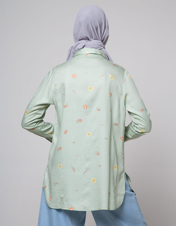 Annisa Long Sleeve Shirt Long Printed Basic