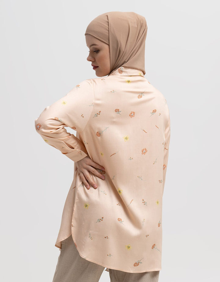 Annisa Long Sleeve Shirt Long Printed Basic