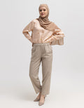 Annisa Celana Panjang Basic Paper Bag Wanita