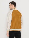 d&f Jacket Parasut Varsity Tobaco
