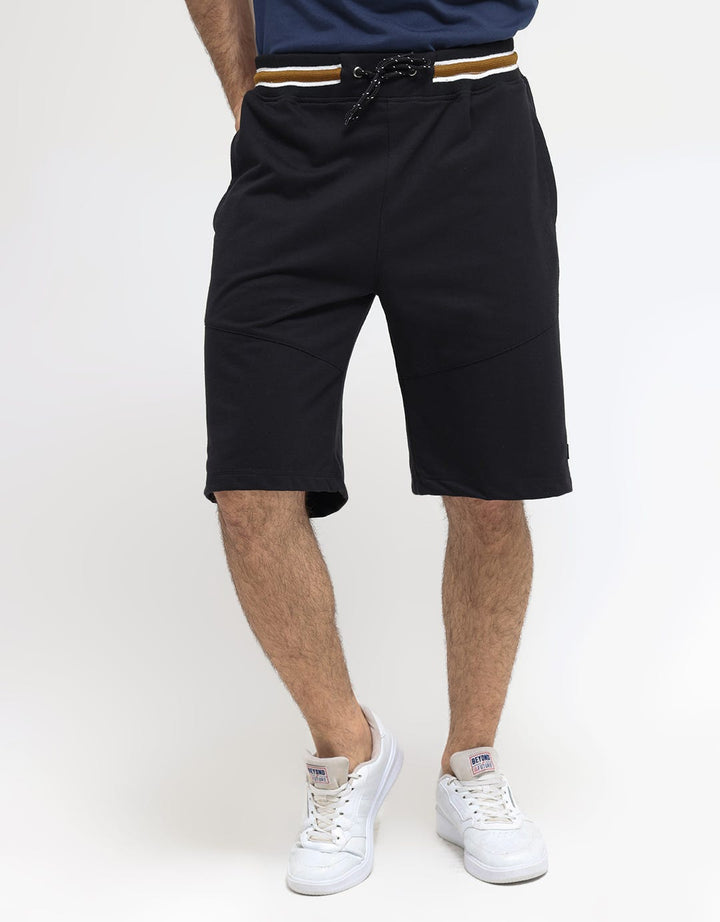 Cole Short Pants Big Knit Solid Rib Stripe