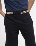 Cole Short Pants Big Knit Solid Rib Stripe
