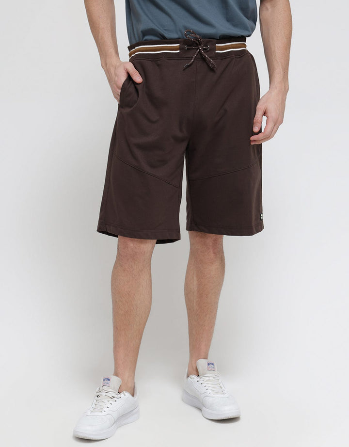 Cole Short Pants Big Knit Solid Rib Stripe