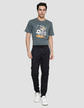 Cole Knit Cargo Print Side Celana Jogger Pria