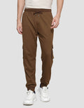 Cole Knit Cargo Print Side Celana Jogger Pria