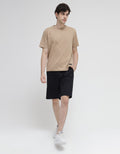 Cole Short Pants Knit Solid Rib Stripe