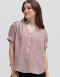 Connexion Puff Venezia Blouse Wanita