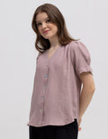 Connexion Puff Venezia Blouse Wanita
