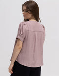 Connexion Puff Venezia Blouse Wanita