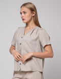 Connexion Puff Venezia Blouse Wanita