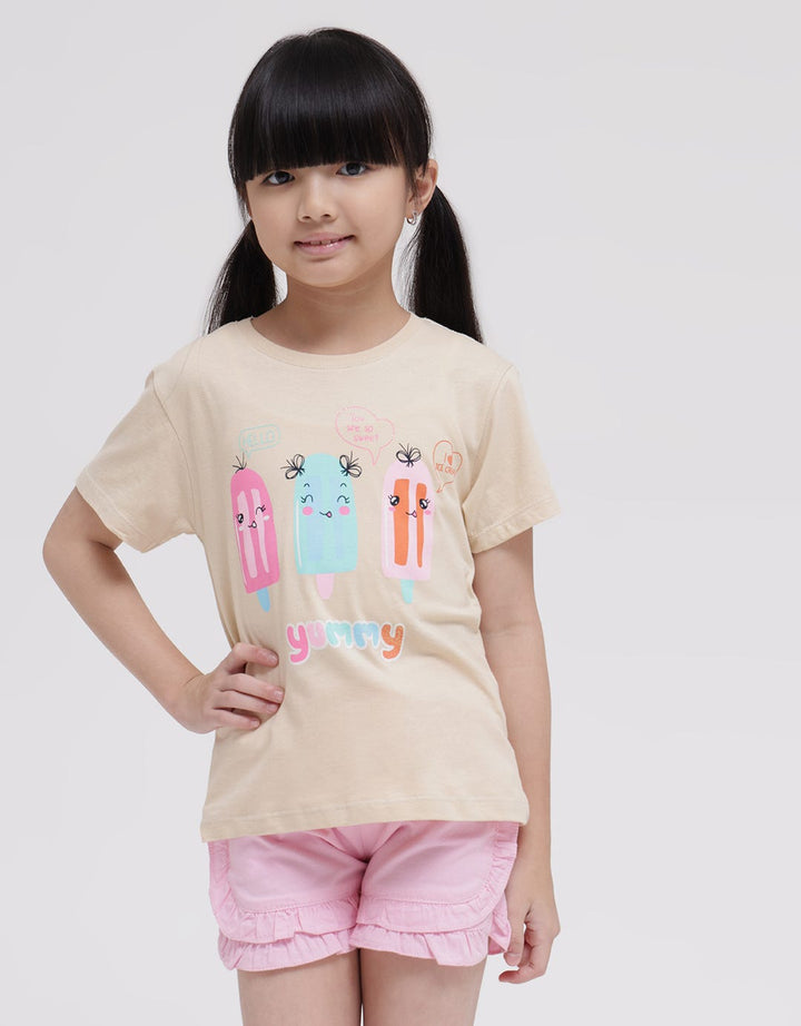 Little M Short Sleeve T-Shirt Food Yummy