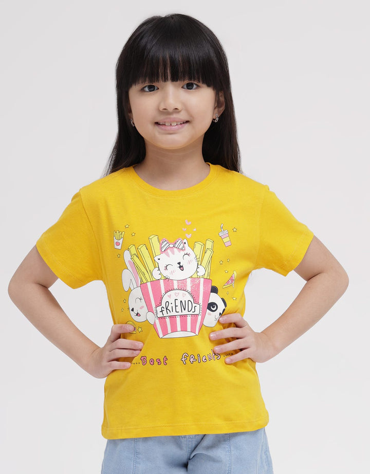 Little M Short Sleeve T-Shirt Print Food Kifood
