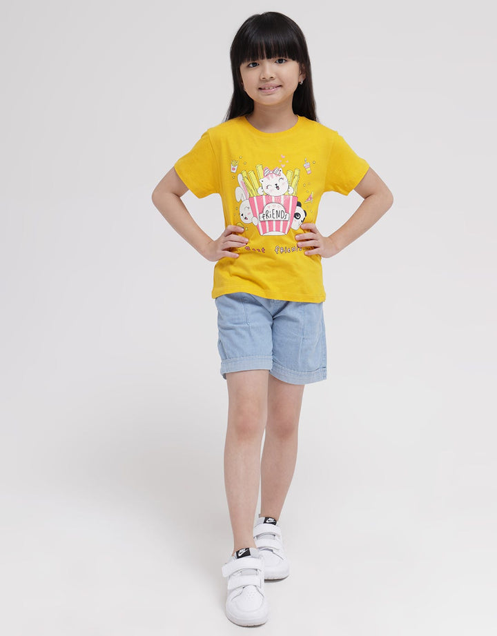 Little M Short Sleeve T-Shirt Print Food Kifood