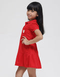 Little M Ruffle Polo Midi Dress Anak Perempuan