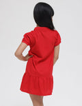 Little M Ruffle Polo Midi Dress Anak Perempuan