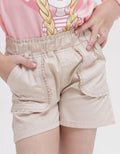 Little M Short Pants Woven Kantong Ruffle