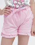 Little M Short Pants Woven Ruffle Double