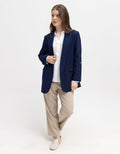 Details Blazer Oversize With Rollable Cuff