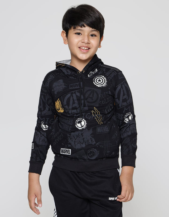Marvel AVG Logo Sweater Hoodie Anak Laki-laki