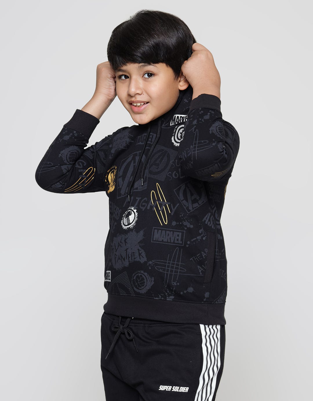 Marvel AVG Logo Sweater Hoodie Anak Laki-laki