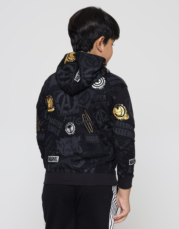 Marvel AVG Logo Sweater Hoodie Anak Laki-laki