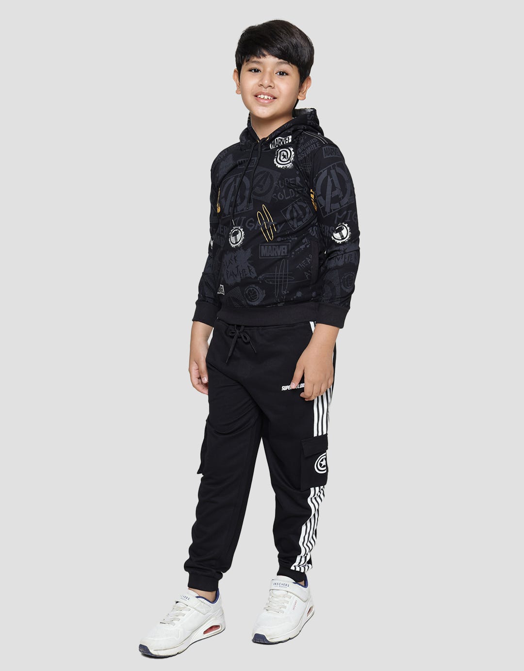 Marvel AVG Logo Sweater Hoodie Anak Laki-laki