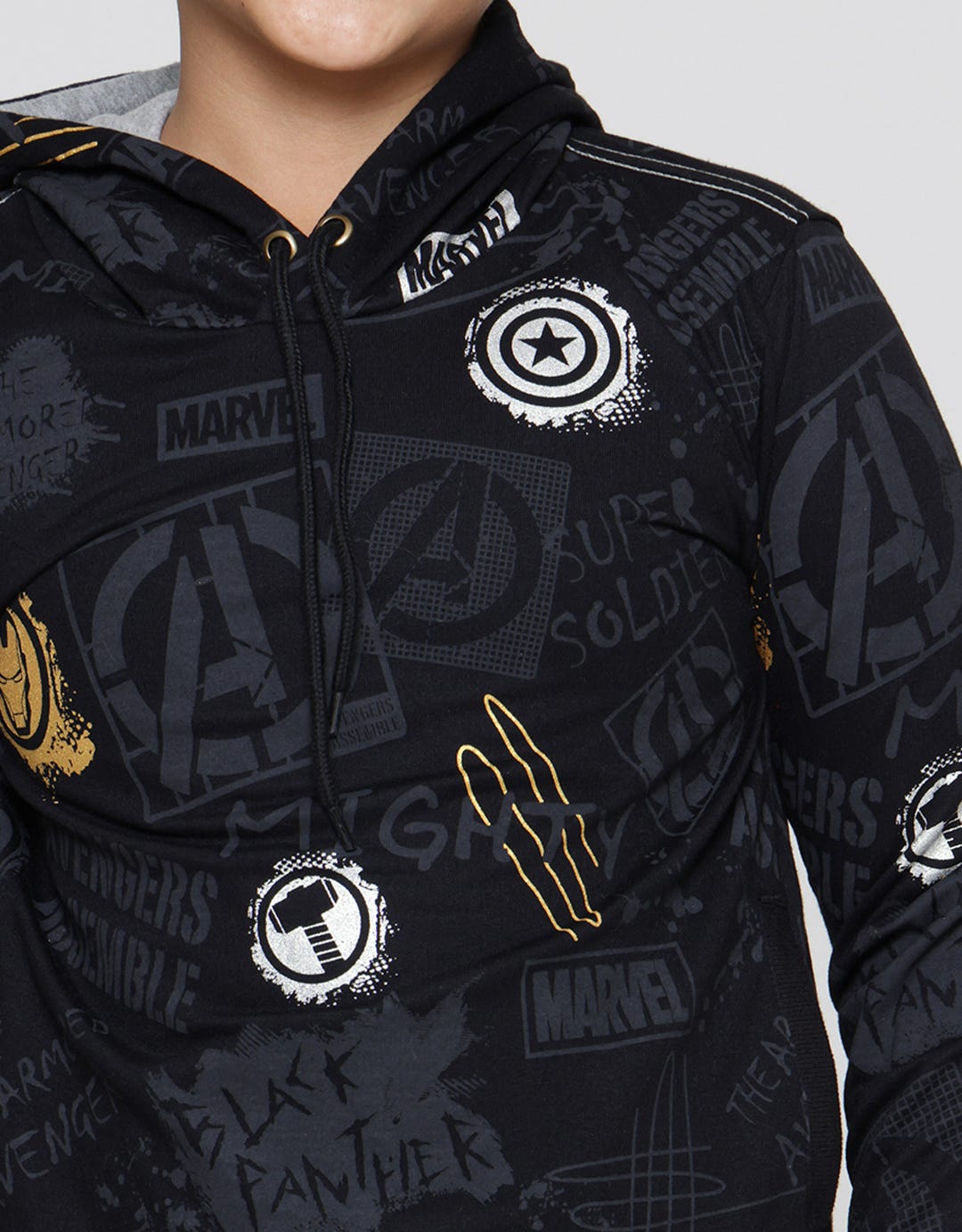 Marvel AVG Logo Sweater Hoodie Anak Laki-laki