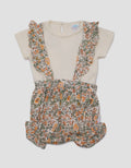 Pipiniko Newborn Romper 2 Top-Bottom Set Waffle