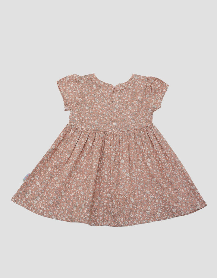 Pipiniko Woven Smock Midi Dress for Girls