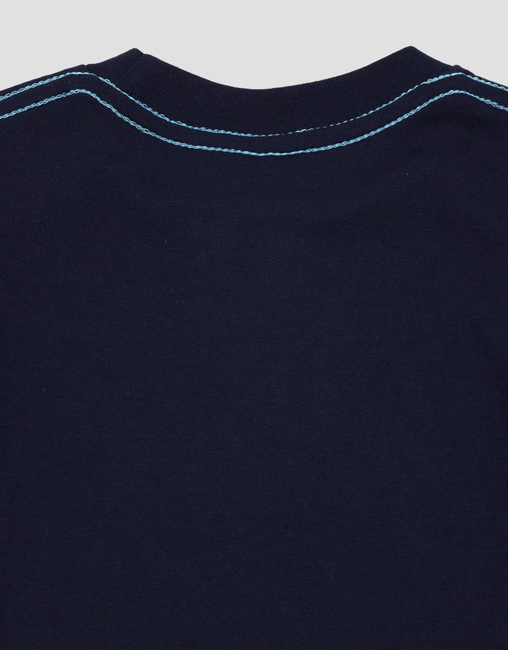 Pipiniko Shark Patch Kaos Anak Laki-laki