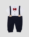 Pipiniko Formal Bear Romper Anak Bayi