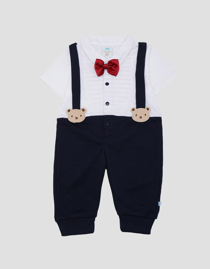 Pipiniko Formal Bear Romper Anak Bayi