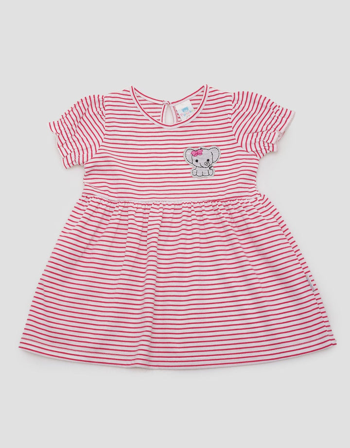 Pipiniko Salur Elephant Midi Dress for Girls