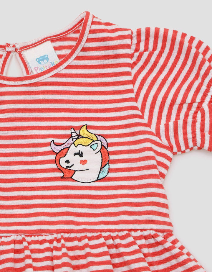 Pipiniko Salur Unicorn Midi Dress Anak Perempuan