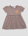 Pipiniko Salur Print Midi Dress Anak Perempuan