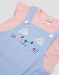 Pipiniko Romper Top-Bottom Set Cat